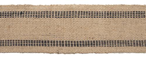 3 1/2" Jute Webbing Black