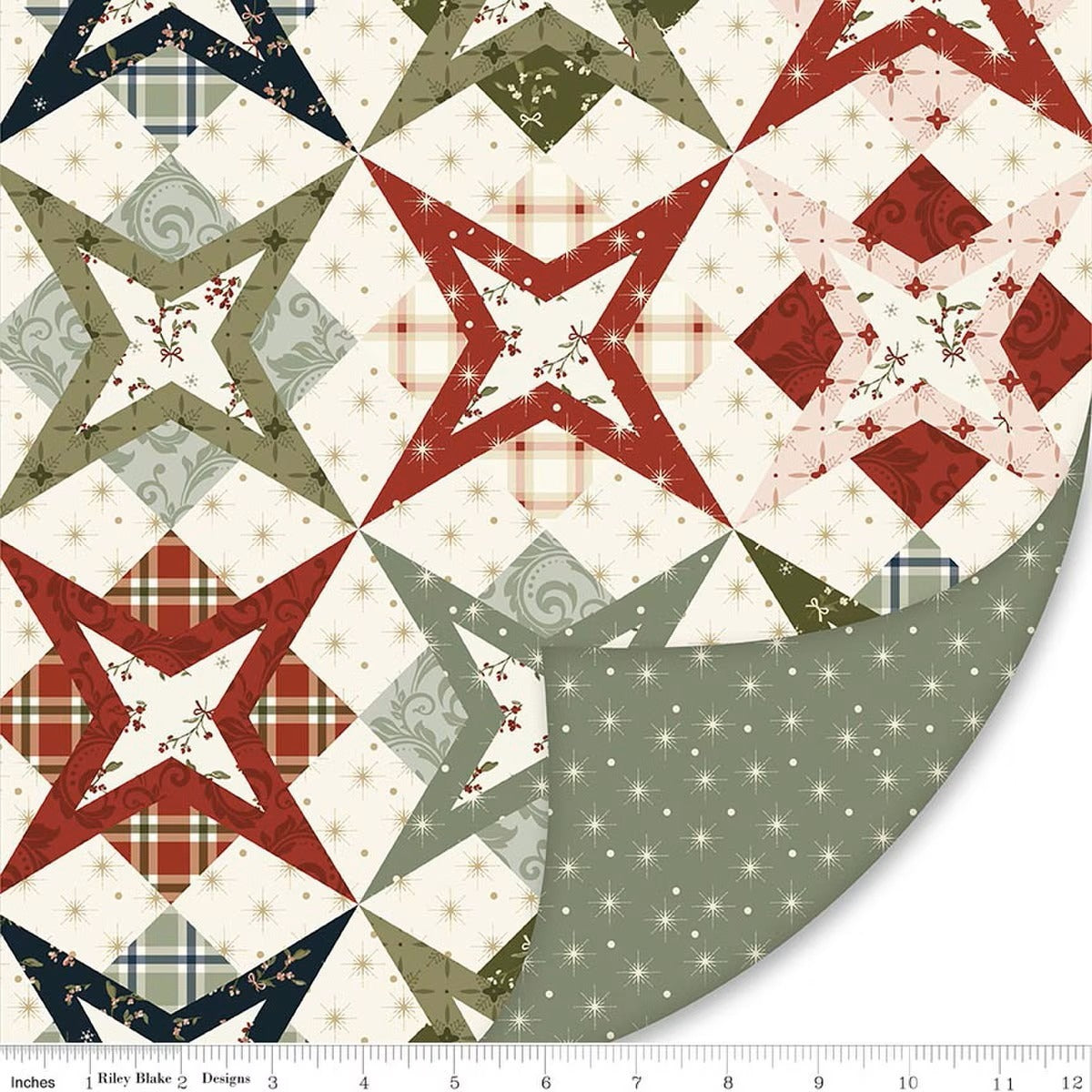 60" Wide Double Lush Velvet - Christmas Greetings