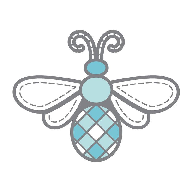 Blue Bee Needle Minder