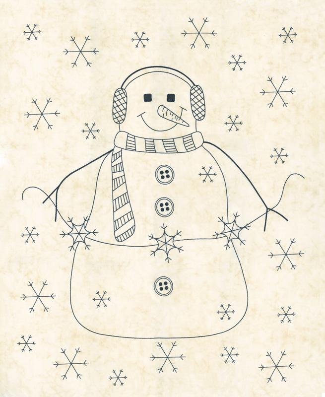 Snowman Gatherings IV Panel Snow 49258-11