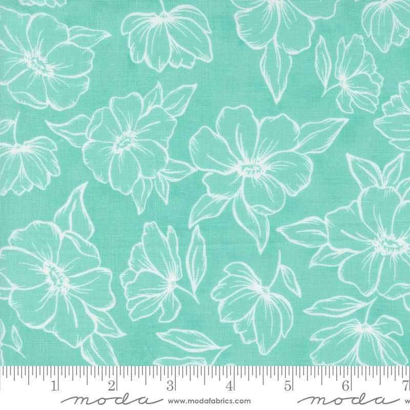 3/4 yard - Kindred Aqua 36072-13