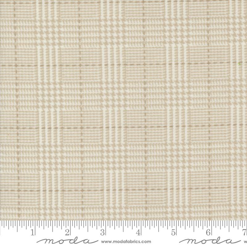 34" - 108" wide Farmhouse Flannel III Cream 108018-11F
