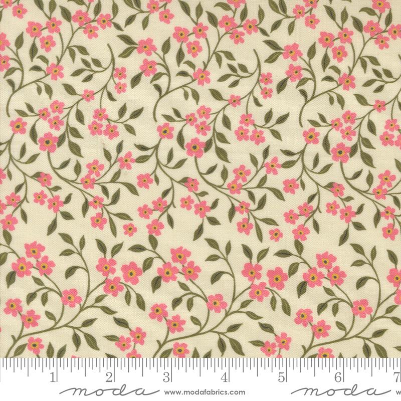 1 yard 3" - Sagewood Dogwood Pearl 11953-11
