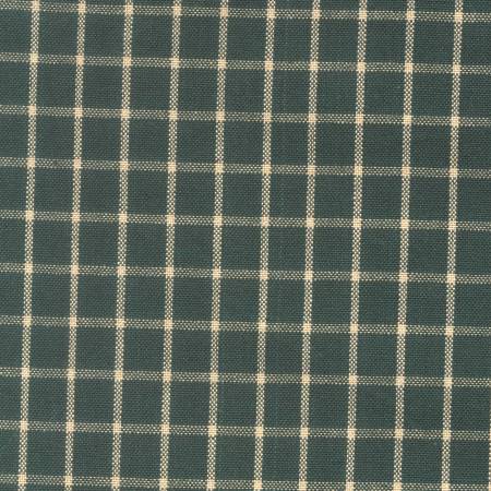 Tea Towel Reverse Window Pane Green/Teadye