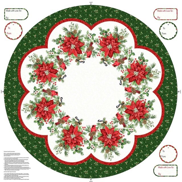 Cardinal Tree Skirt Size: 41" through the center