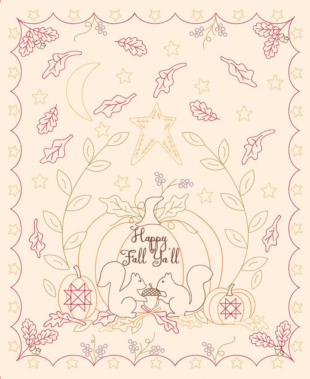 Pumpkin Spice Gatherings Panel Multi 49300-11