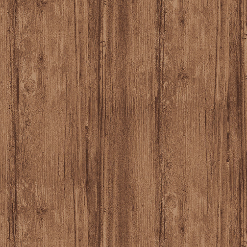 108" Wide Quilt Back - Washed Wood 108" Flannel Nutmeg 7709WF-78B