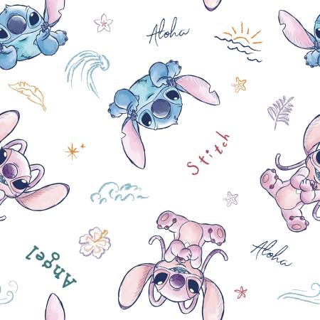 Stitch and Angel Sketch 79738-A62028