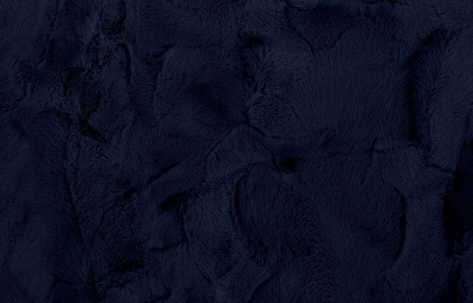 80" Wide Navy Luxe Cuddle Mirage