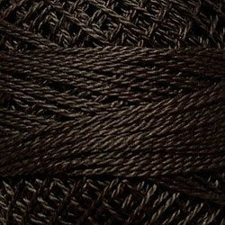 Valdani 12wt Solid #8122 - Brown Black Medium