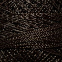 Valdani Solid 12wt #8122 - Brown Black Medium