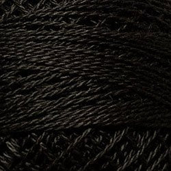 Valdani Solid 12wt #8123 - Brown Black Dark