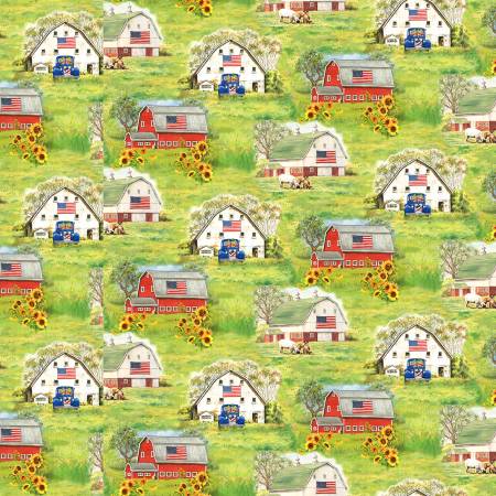 Liberty Barn Green Scenic 8191S-68