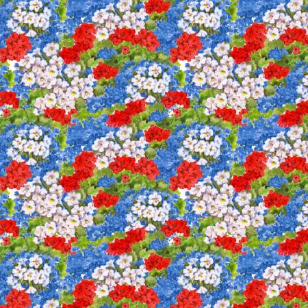 Liberty Barn Blue Floral 8198S-76