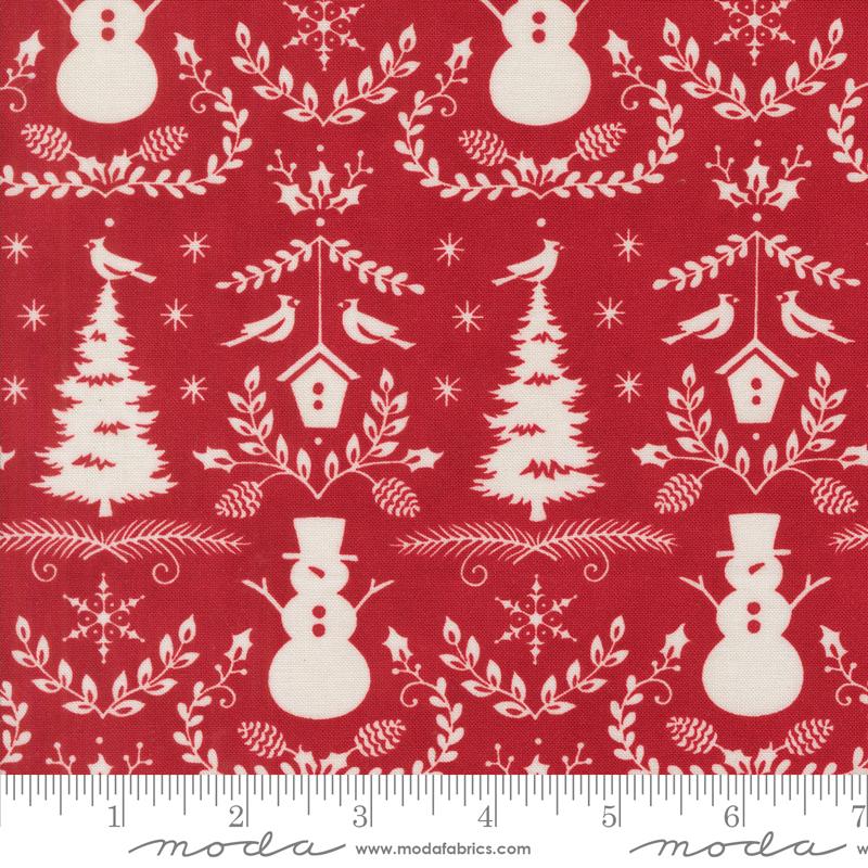 Winter Friends Berry Red 56133-17