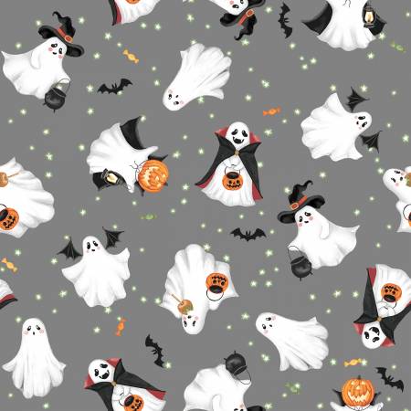 Paranormal Parade Gray Festive Ghosts 8318-90