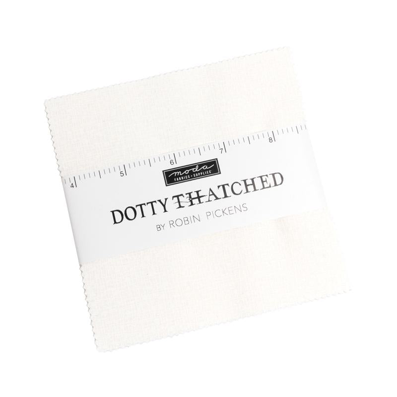 Dotty Thatched Charm Pack Blizz All White