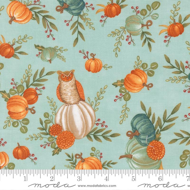 1 yard 20" - I Love Fall Most of All Dark Aqua 56140-14