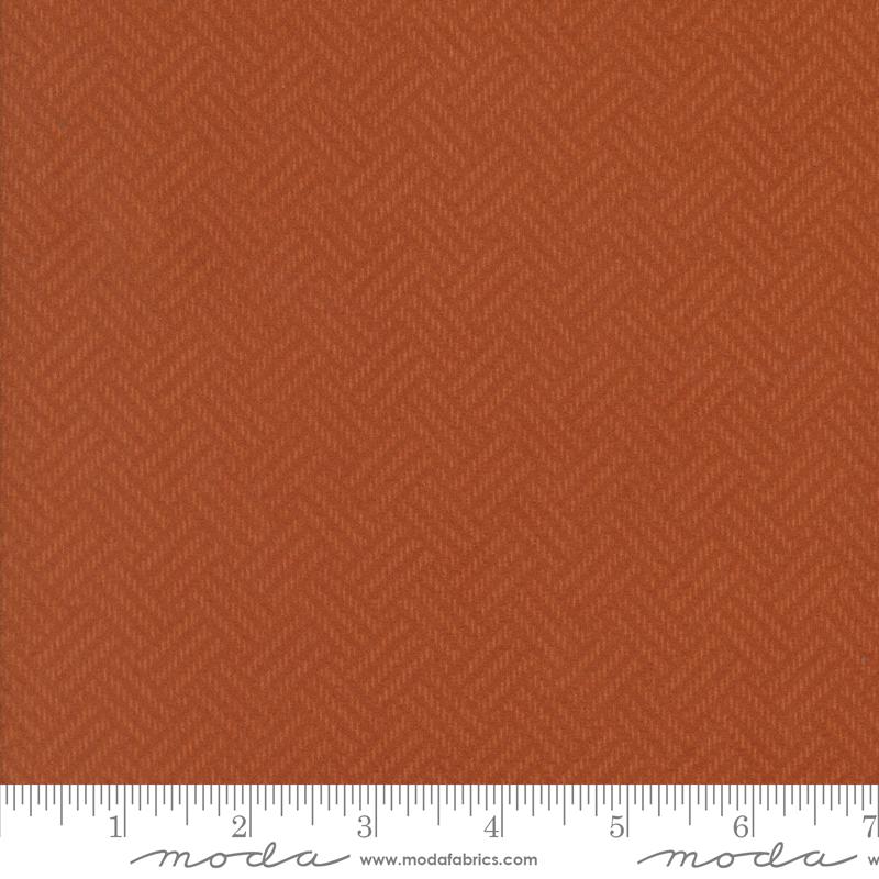 Prairie Gatherings Flannel  Rust 49312-21F