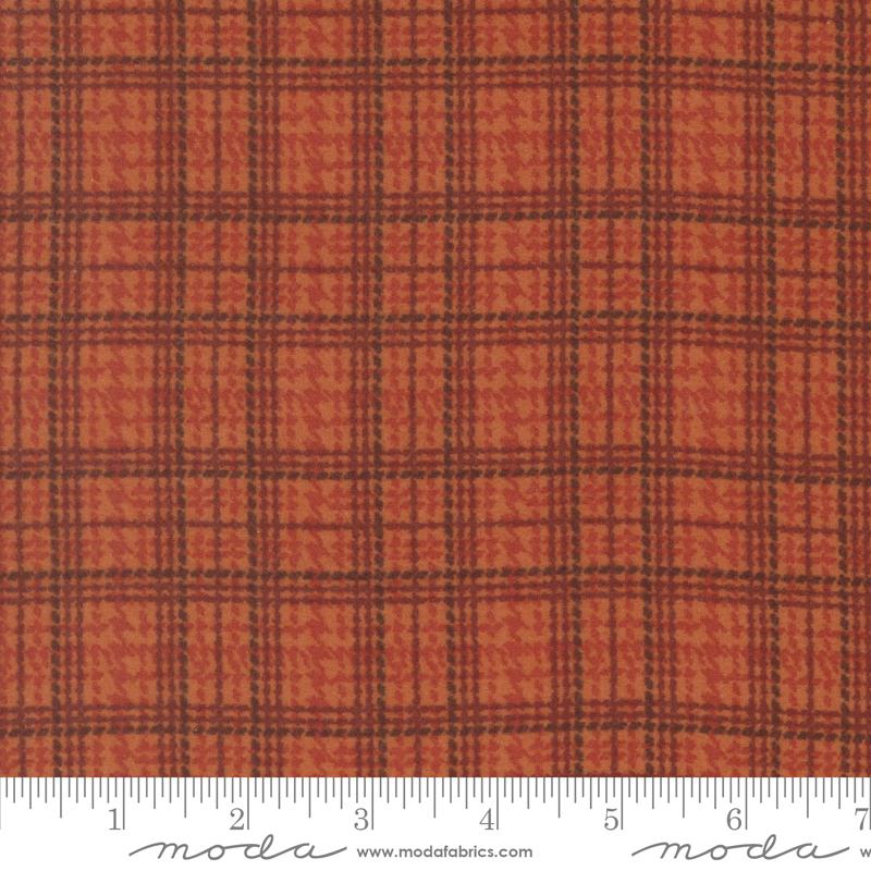 Prairie Gatherings Flannel  Rust 49314-21F