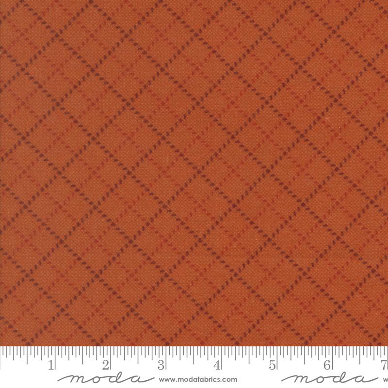 Prairie Gatherings Flannel  Rust 49315-21F