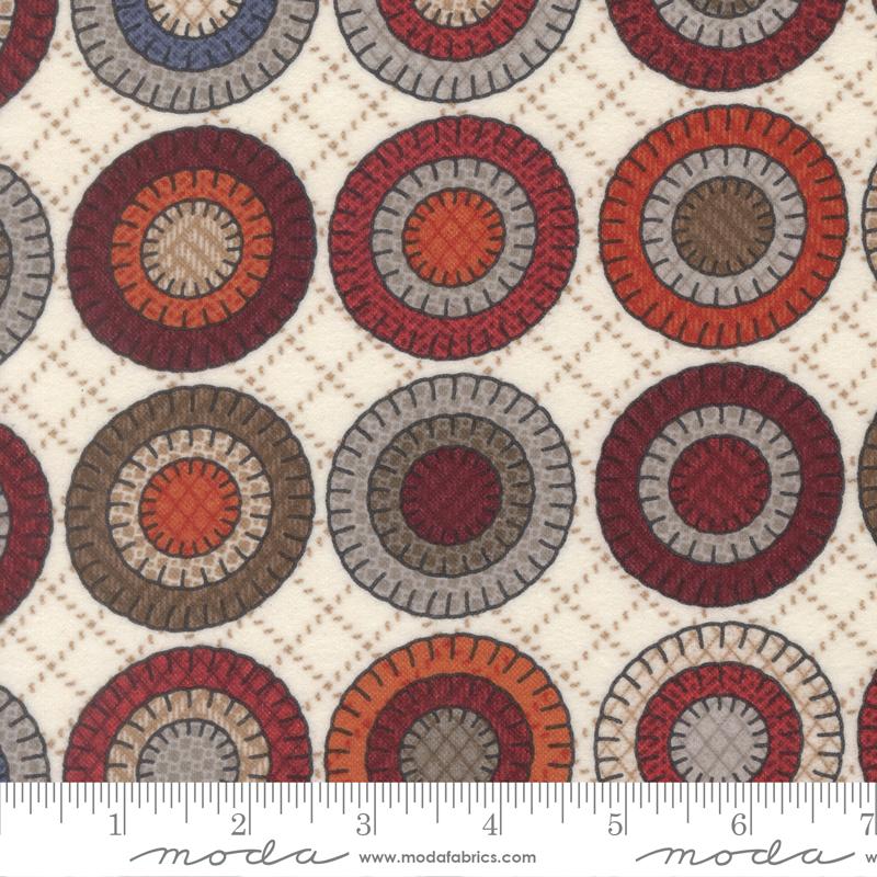 Prairie Gatherings Flannel  Porcelain 49301-11F