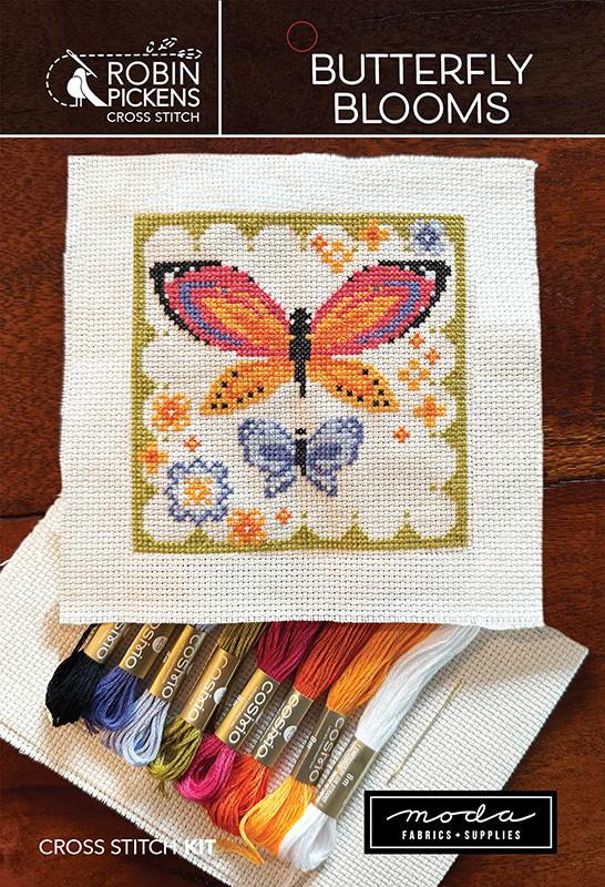 Butterfly Blooms Cross Stitch Kit