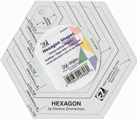 Multi Size Hexagon Ruler