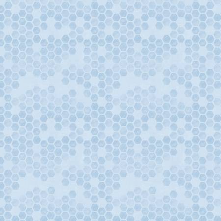 Bees & Blooms Blue Honeycomb 89287-444