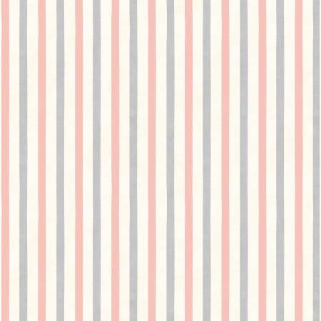 Blushing Meadow 89307-234 Cream/Pink Stripes