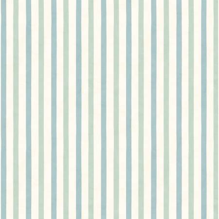 Blushing Meadow 89307-247 Cream/Green Stripes