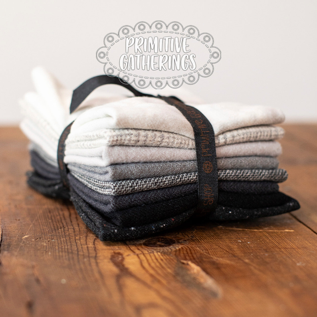 (8) 8" x 14" Wool Piece Bundle Urban