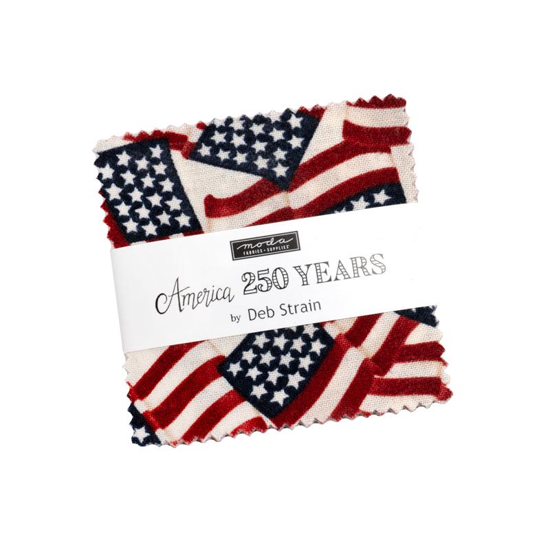 America 250 Years Mini Charm 56180MC Moda Precuts#1