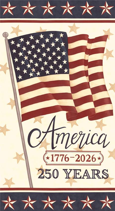 America 250 Years Pan Parchment 56185 11 Moda #1