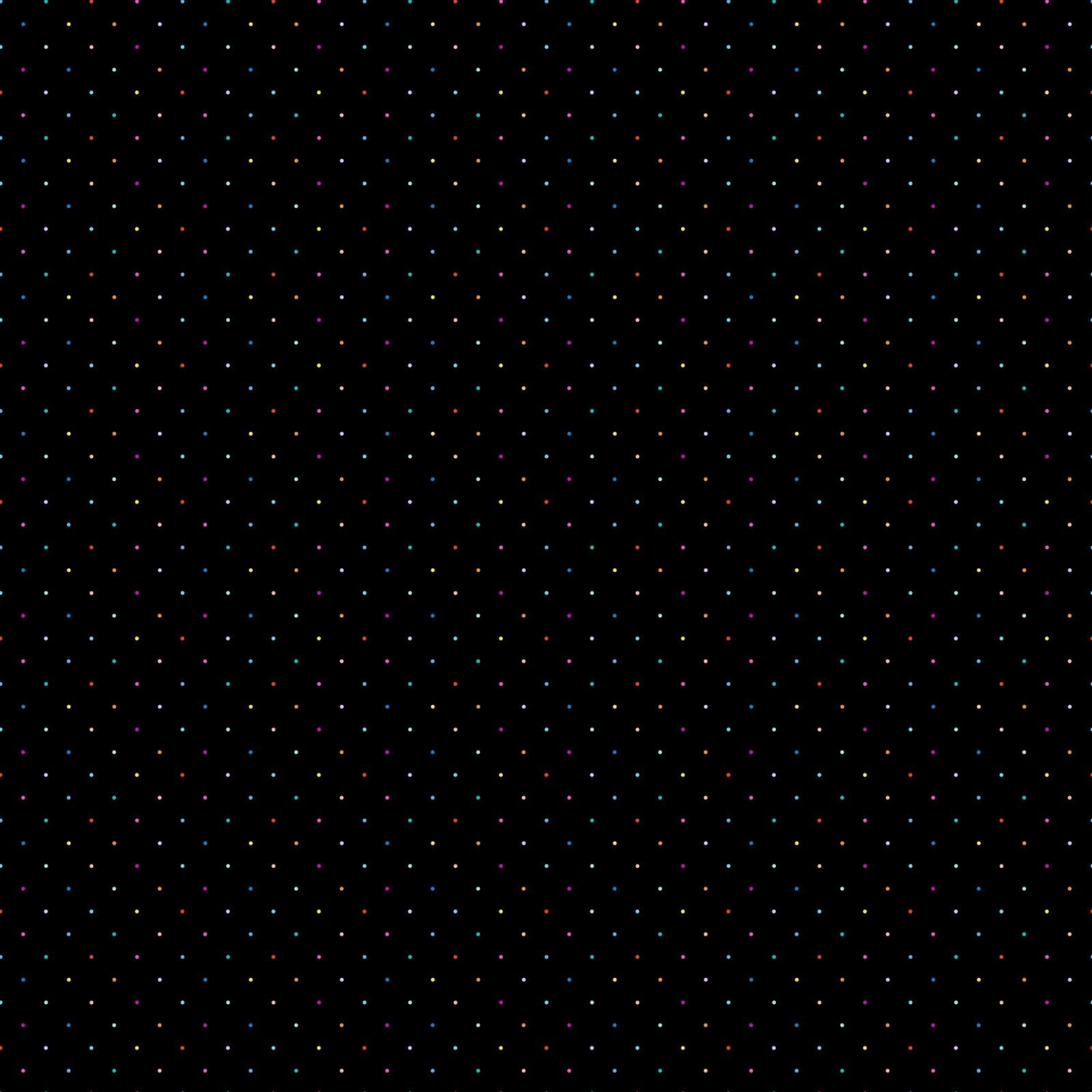 Dusk 92041-99 Black Multi Ditsy Dots