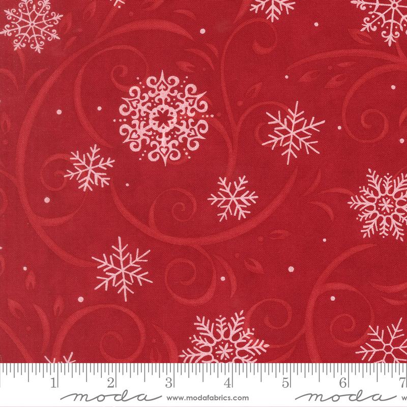 When Snow Falls 56172-14 Berry Red