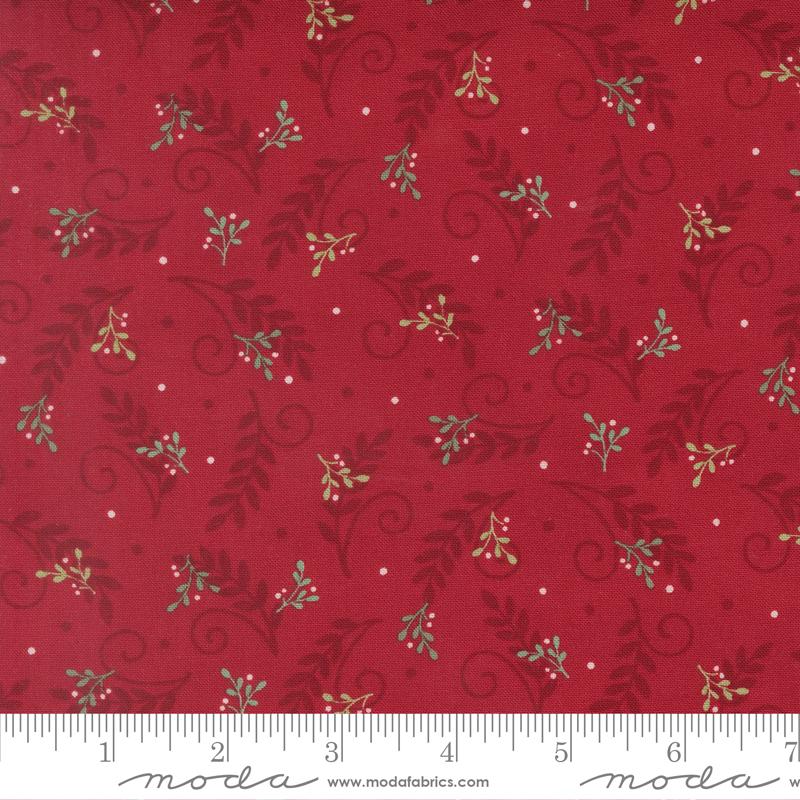 When Snow Falls 56175-14 Berry Red