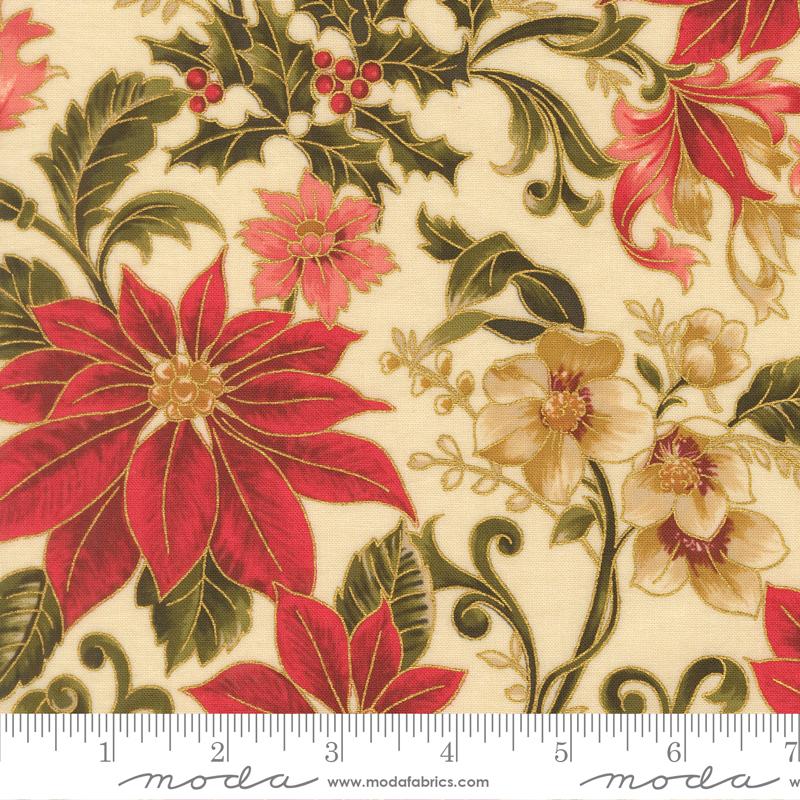 Merry Manor Metallic 33860-11M Cream