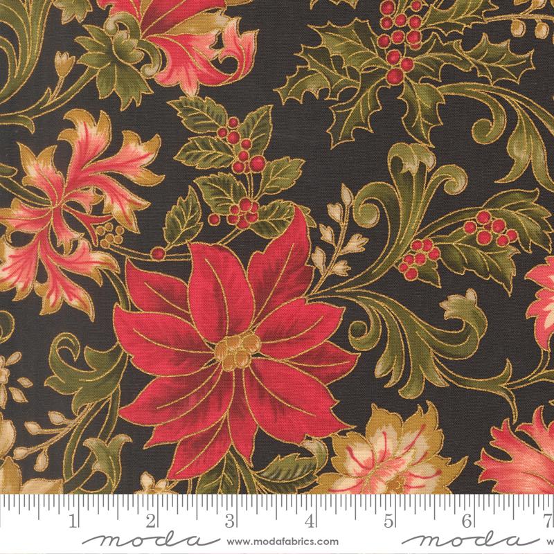 Merry Manor Metallic 33860-14M Ebony