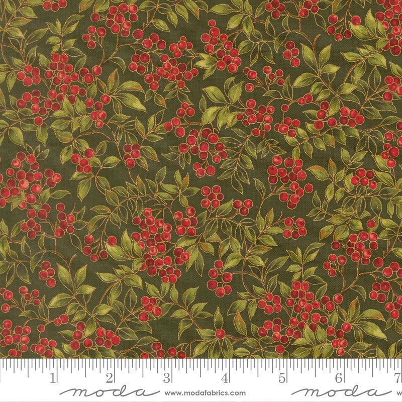Merry Manor Metallic 33864-13M Evergreen
