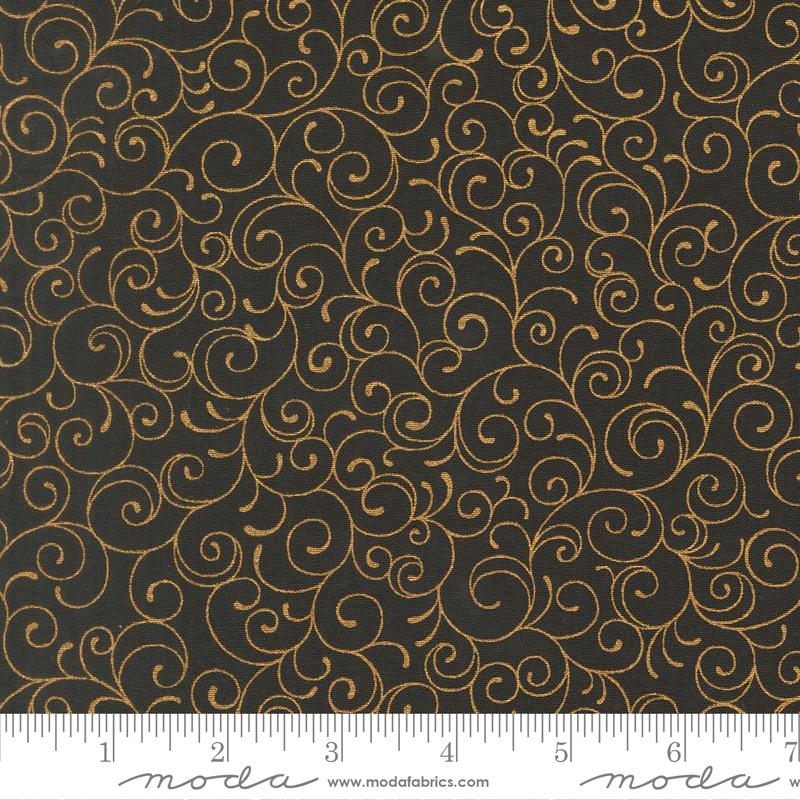 Merry Manor Metallic 33865-14M Ebony