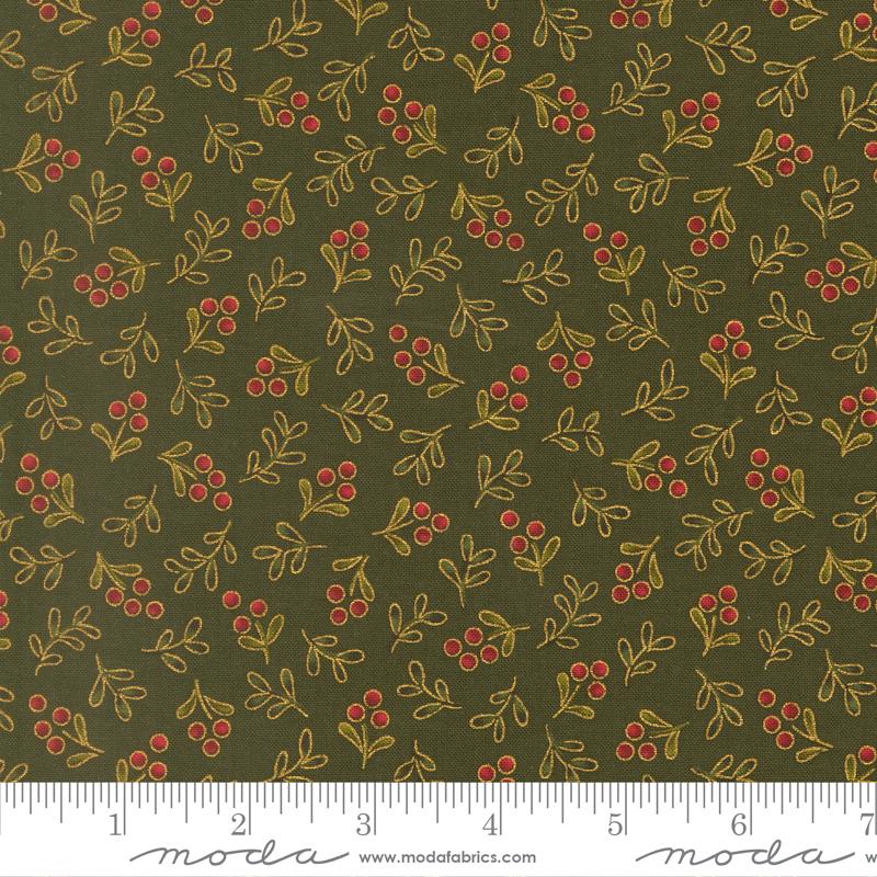 Merry Manor Metallic 33866-13M Evergreen