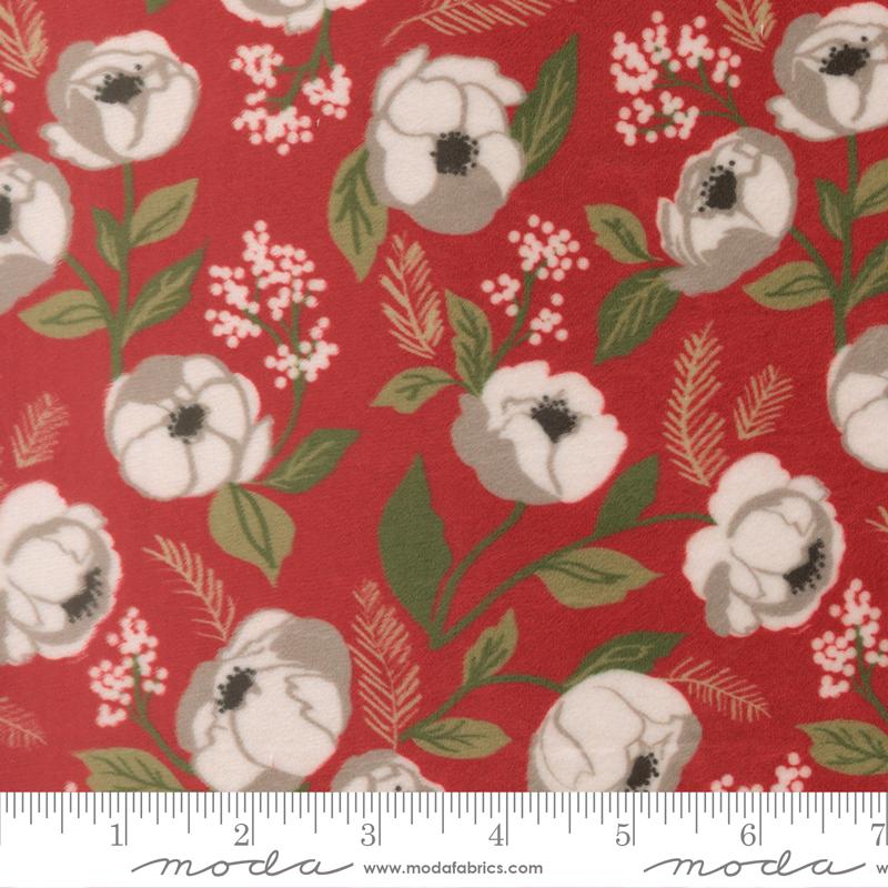 Christmas Eve Cuddle Cranberry 5180-16QC (44" wide)