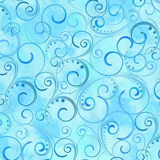 Swirling Splendor Blue 9705W-50