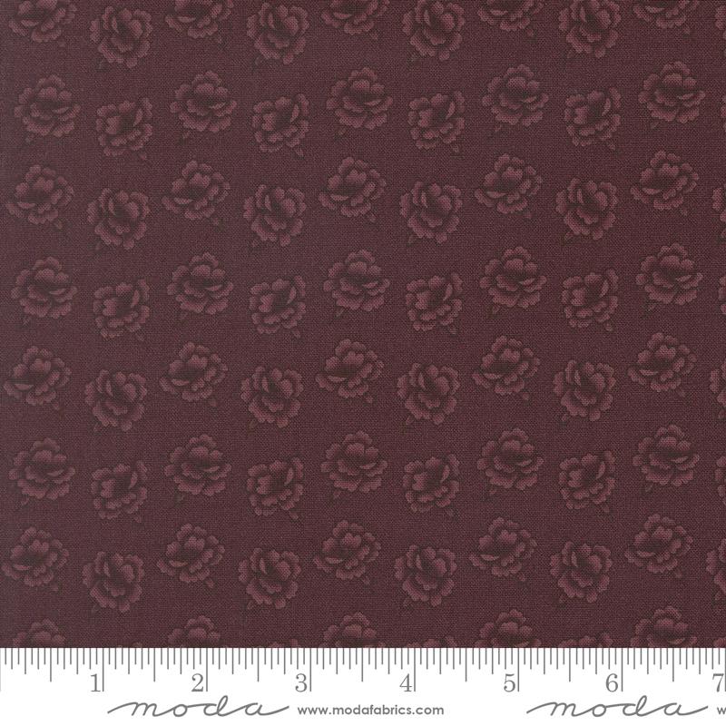 Honeysuckle Farm Periwinkle 9854 16 Moda #1