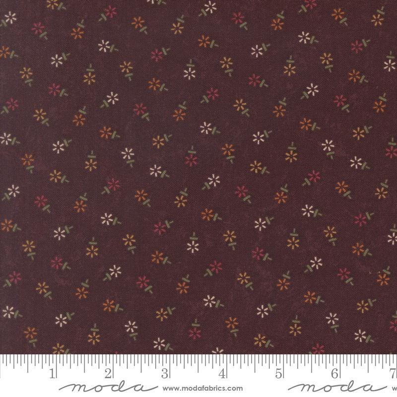 Honeysuckle Farm Periwinkle 9858 16 Moda #1