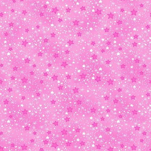 Pink Star Flannel 9831-22