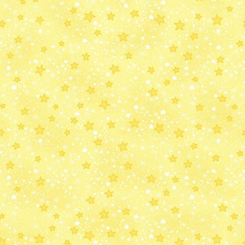 Yellow Stars Flannel 9831-44
