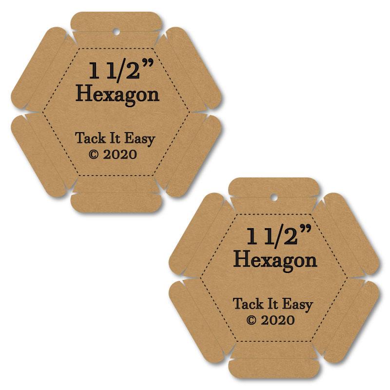 Tack it Easy Gadget 1 1/2" Hex for English Paper Piecing