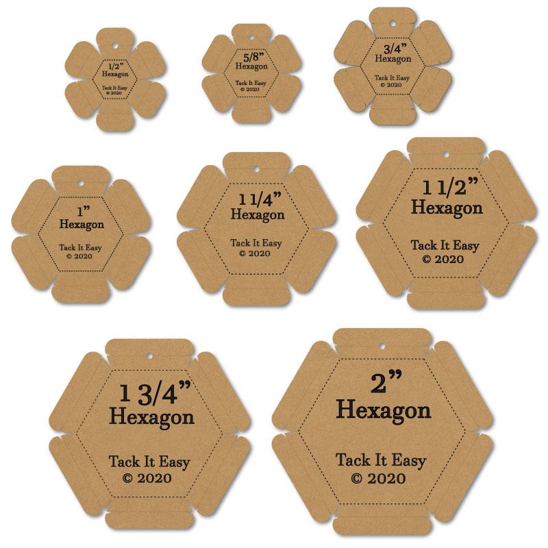 Tack it Easy Gadget Hexagon Set for English Paper Piecing